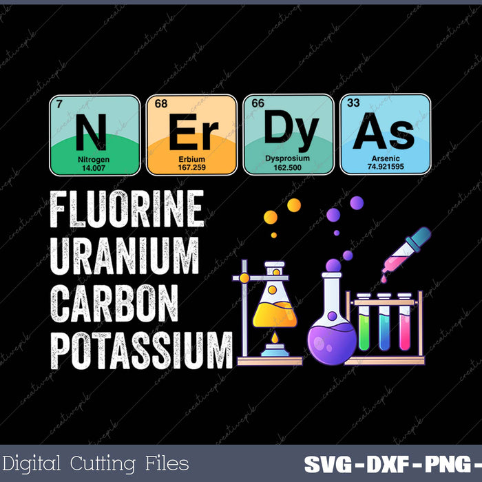 Nerdy As Funny Chemistry Science Teacher Student 