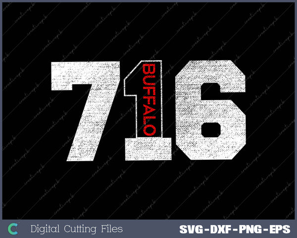 New York BFLO WNY 716 SVG PNG Cutting Printable Files