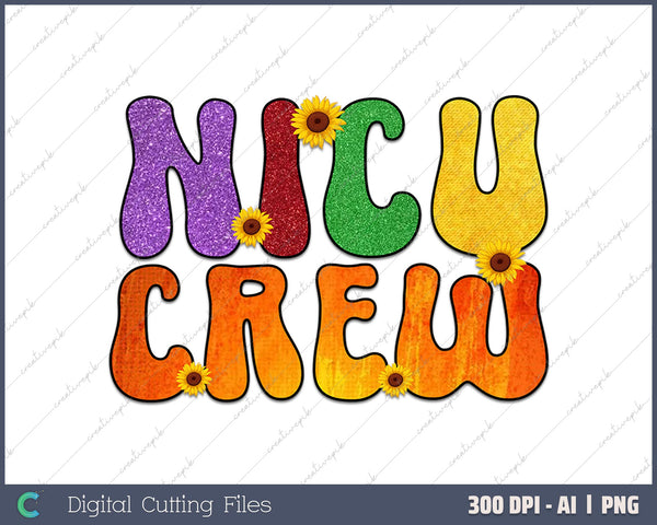 Nice crew AI PNG Sublimation Files