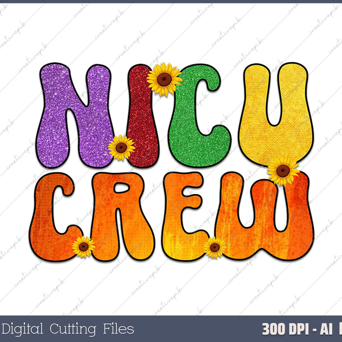 Nice crew AI PNG Sublimation Files