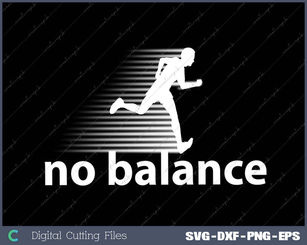 No Balance white logo