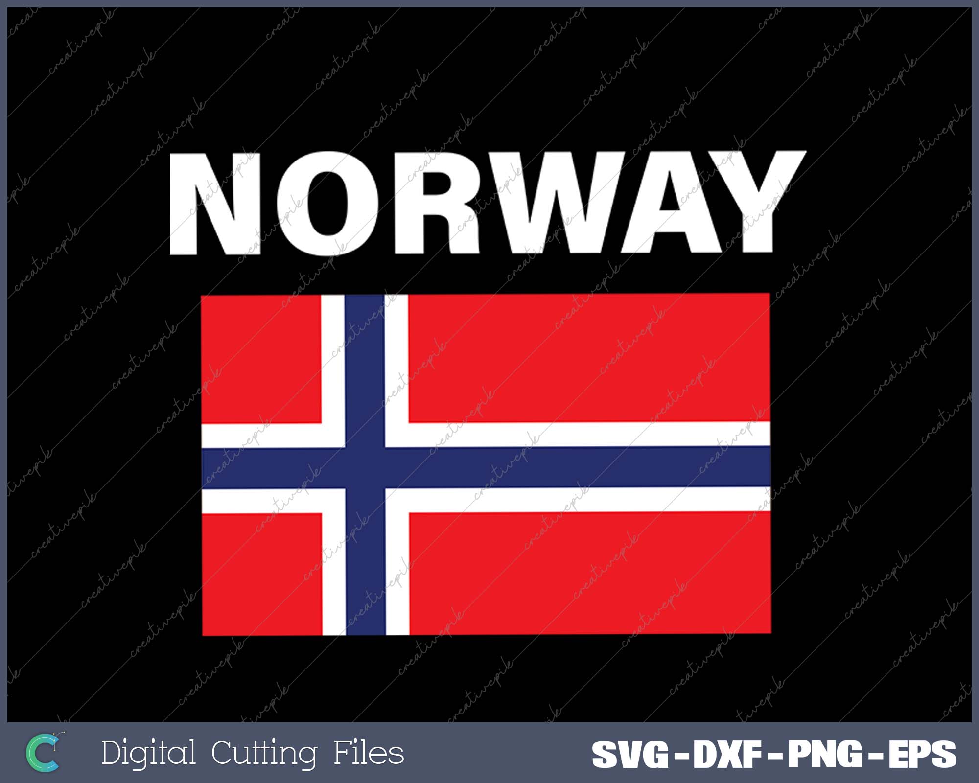 Norway Norwegian Flag Heritage SVG PNG Cutting Printable Files norway-norwegian-flag-heritage-svg-png-cutting-printable-files