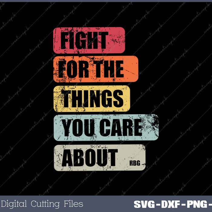 Notorious RBG Ruth Feminist SVG PNG Cutting Printable Files