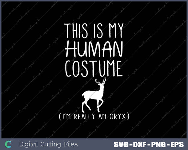 Oryx Easy Halloween Human Costume Antelope Animal DIY 