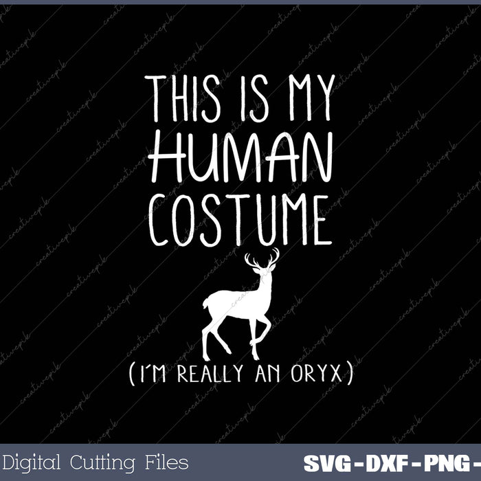 Oryx Easy Halloween Human Costume Antelope Animal DIY 