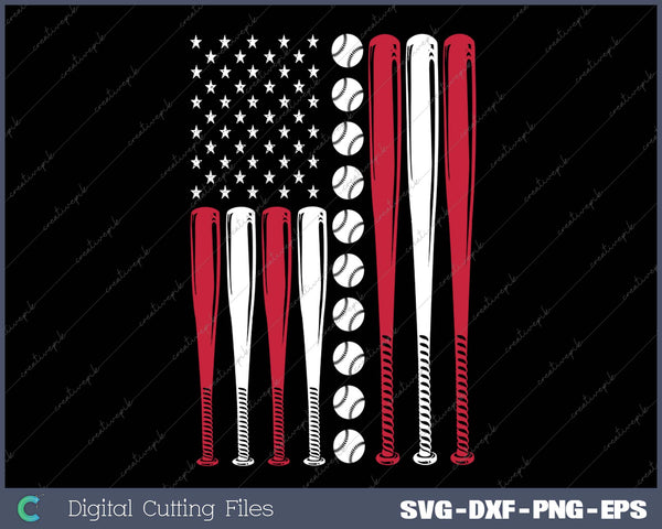 Patriotic Baseball 4th Of July Men USA American Flag Boys 