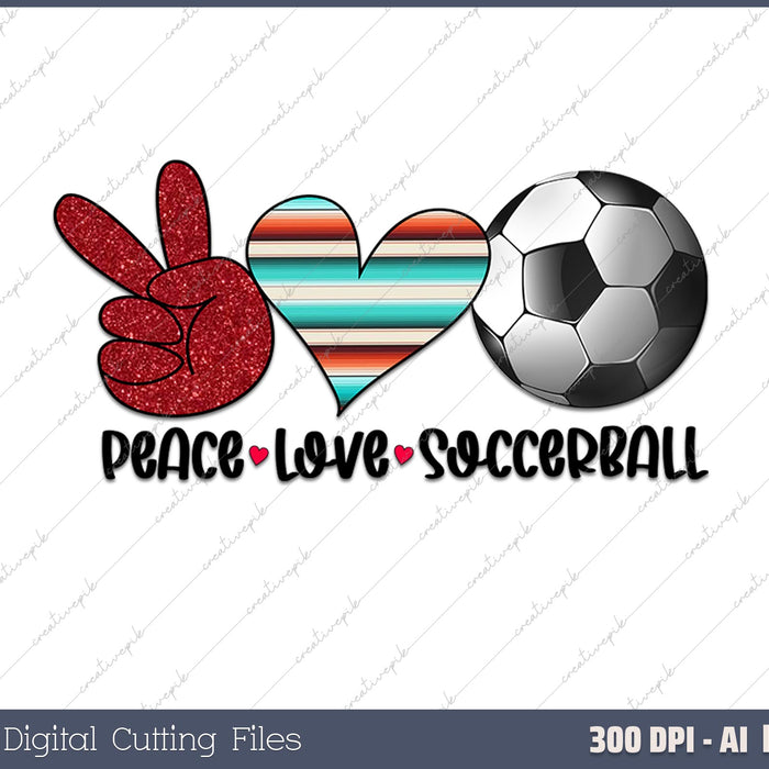 Peace Love Soccer Tie Dye Design Women Teen Girls Toddler