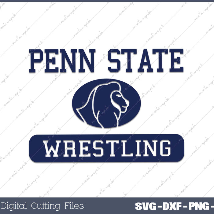 Penn State Nittany Lions Wrestling Officially Licensed SVG PNG Cutting Files