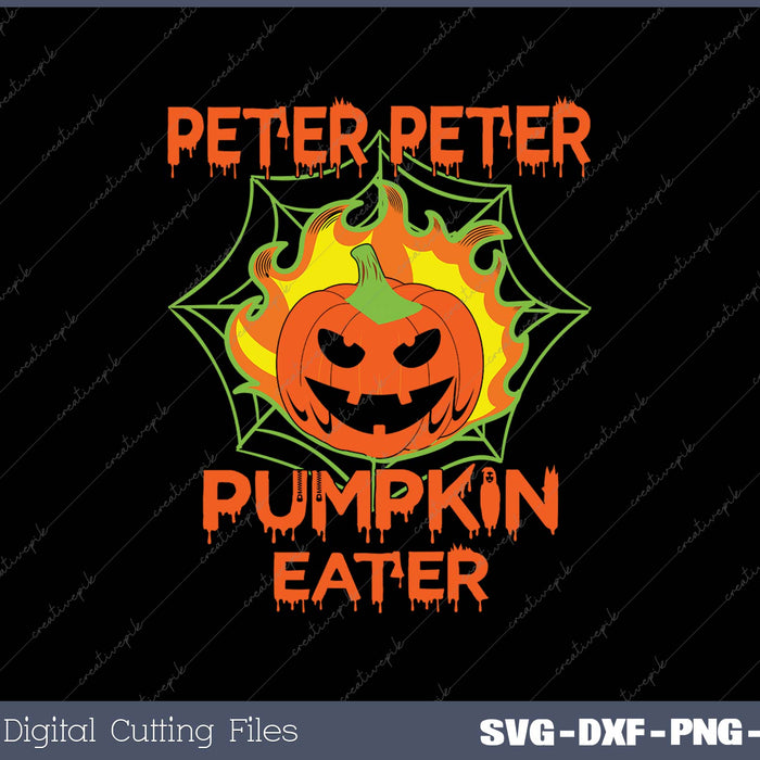 Peter Peter Pumpkin Eater Couples Halloween Costume SVG PNG Cutting Printable Files