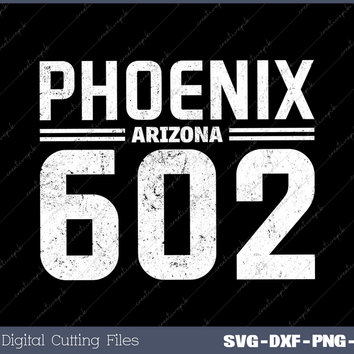 Phoenix Arizona AZ 602 Vintage