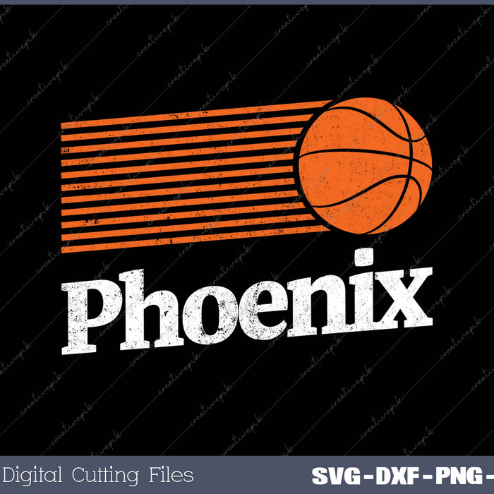 Phoenix Basketball Retro City Arizona State B-Ball