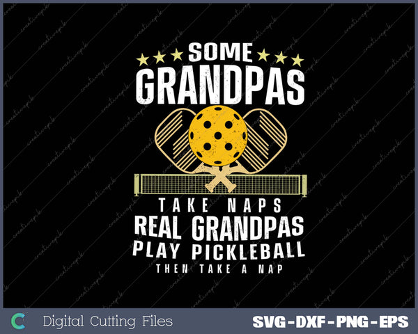 Pickleball Design For Men Grandpa Funny Pickleball Player