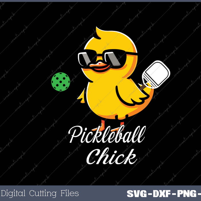 Pickleball chick Funny Pickleball 