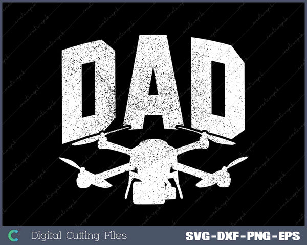 Pilot Dad Drone Couple SVG Cricut Printable File