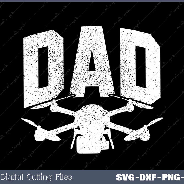 Pilot Dad Drone Couple SVG Cricut Printable File