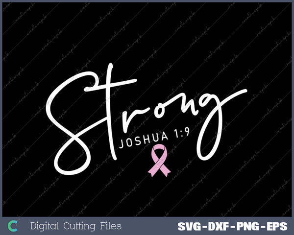 Pink Ribbon Cure Cancer Awareness Tee - Inspirational Christian Faith 