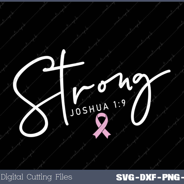 Pink Ribbon Cure Cancer Awareness Tee - Inspirational Christian Faith 