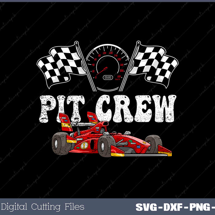 Pit Crew Racing Car Lover SVG PNG Cutting Printable Files