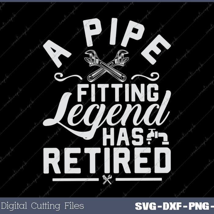 Plumber and Pipefitter Gift for Retired Men Retiree Retro SVG PNG Cutting Printable Files