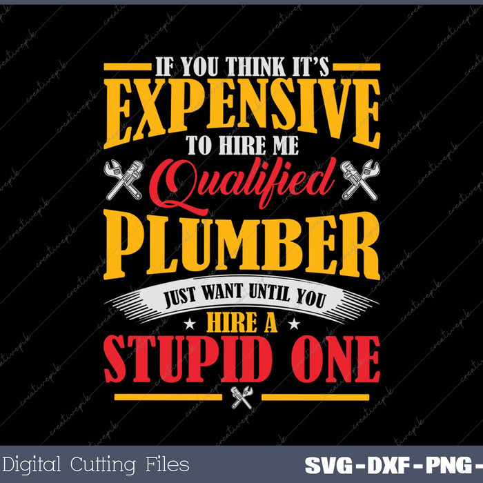 Plumbing Piperfitter Design On Back SVG PNG Cutting Printable Files