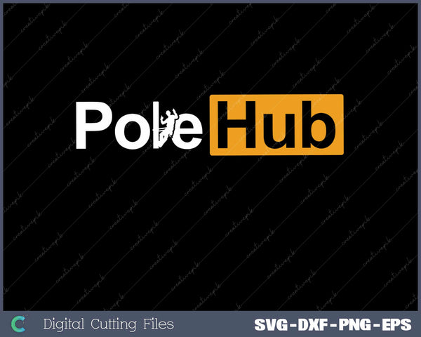 Pole Hub Lineman Line Worker Utility Pole Funny Lineman SVG Cut files