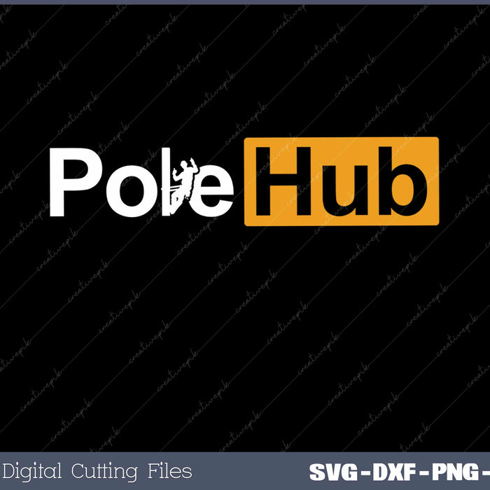 Pole Hub Lineman Line Worker Utility Pole Funny Lineman SVG Cut files