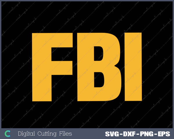 Police EMS FBI Fire Rescue Sheriff K-9 Two-Sided SVG PNG Cutting Printable Files