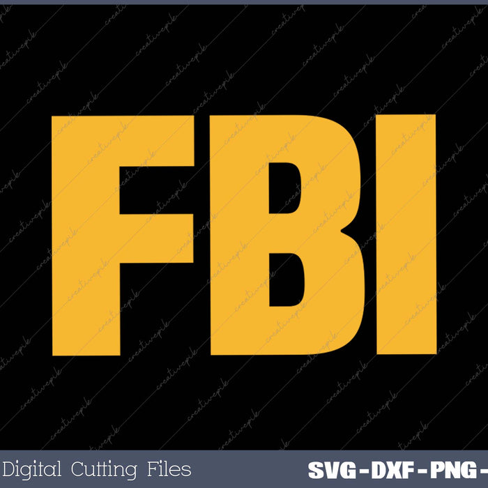 Police EMS FBI Fire Rescue Sheriff K-9 Two-Sided SVG PNG Cutting Printable Files