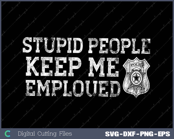 Police Officer Cop Gift Thin Blue Line SVG PNG Cutting Printable Files