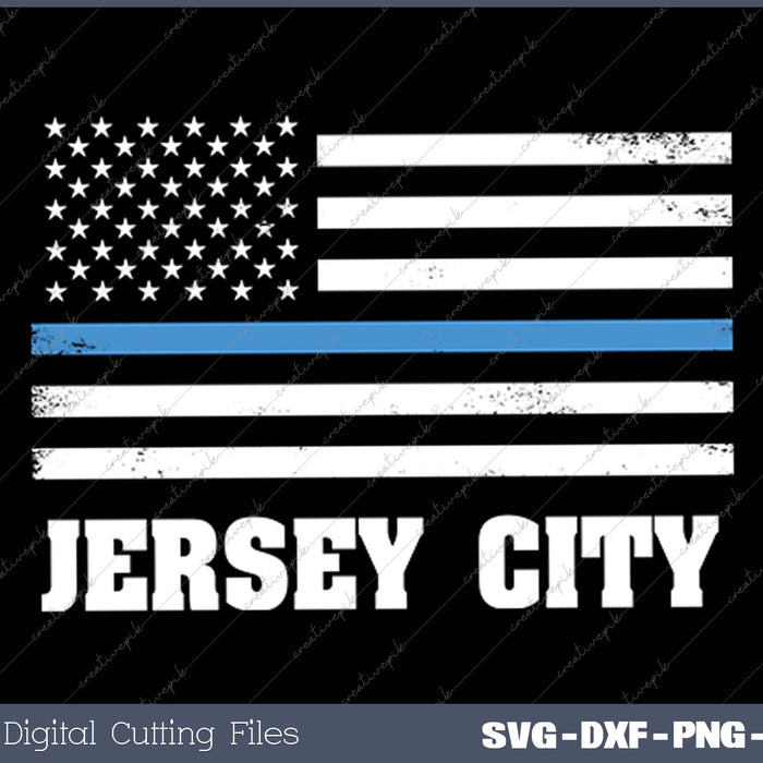 Police of Jersey Flag SVG PNG Cutting Printable Files