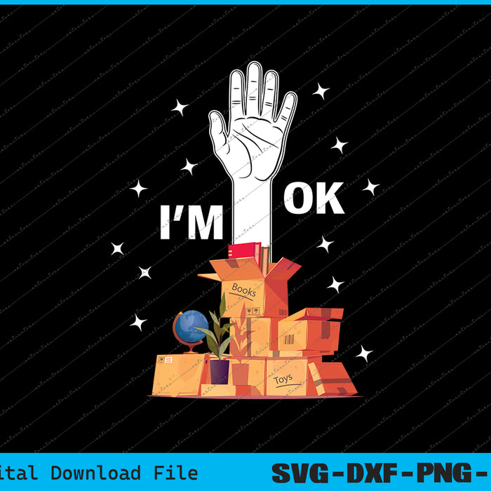 Postal Worker Lover I'm Ok Mail Carrier Funny SVG PNG Cutting Printable Files