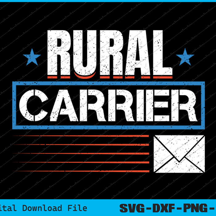 Postal Worker Rural Carrier Post Office World Post Day SVG PNG Files