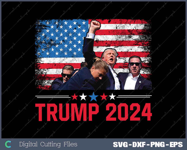 President Trump 2024 American Election SVG PNG Printable Files