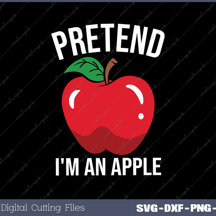 Pretend I'm An Apple Funny Fruit Costume