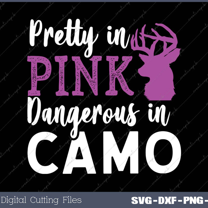 Pretty in Pink Dangerous in Camo Hunter