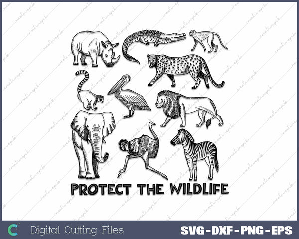 Protect The Wildlife Endangered Animals