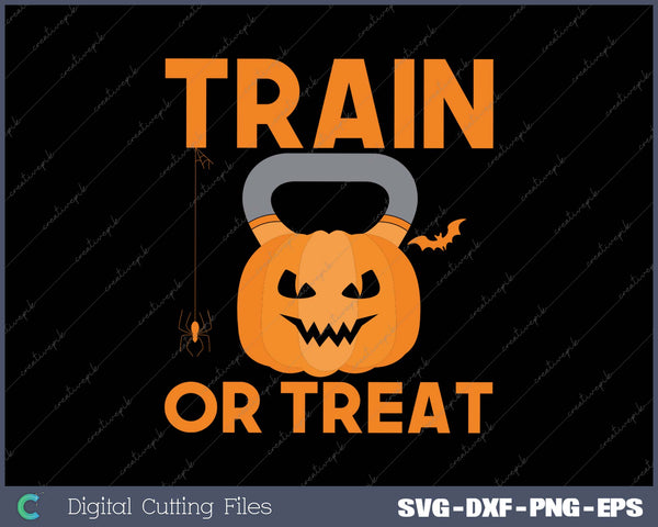 Pumpkin Kettlebell Halloween Trick Or Treat Gym Class