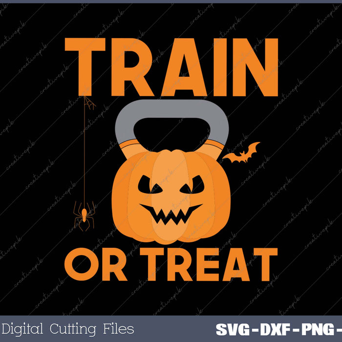 Pumpkin Kettlebell Halloween Trick Or Treat Gym Class