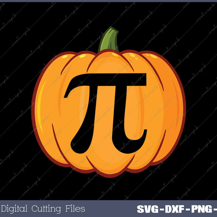 Pumpkin Pi Funny Halloween Thanksgiving Pumpkin Pie