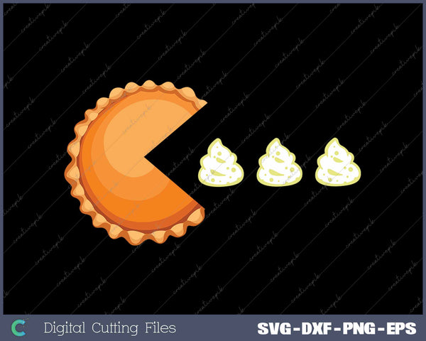 Pumpkin Pie Thanksgiving SVG PNG Cutting Printable Files