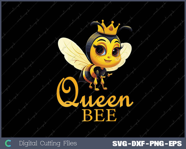 Queen Bee Crown Women Girls Mom Wife Daughter Honeybee