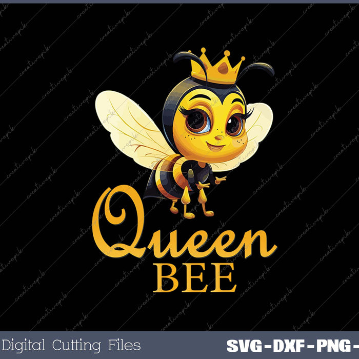 Queen Bee Crown Women Girls Mom Wife Daughter Honeybee