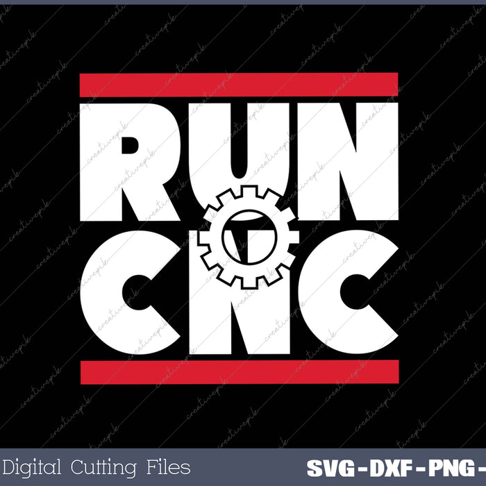 RUN CNC Funny Machinist Engineer G-code Tee 