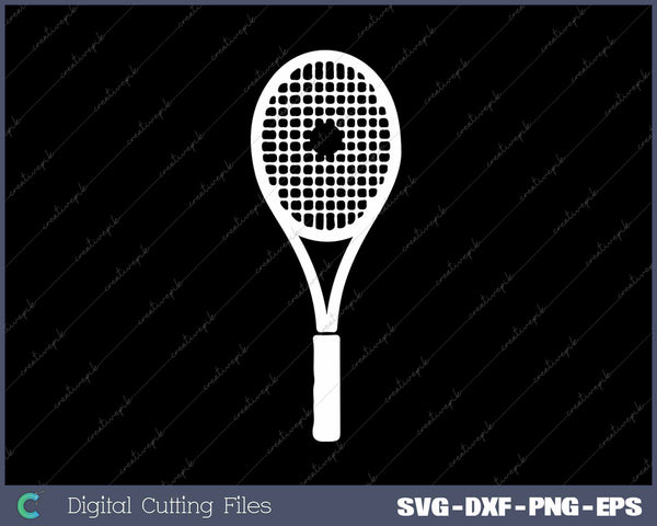 Racquetball ball and racquet SVG PNG Cutting Printable Files