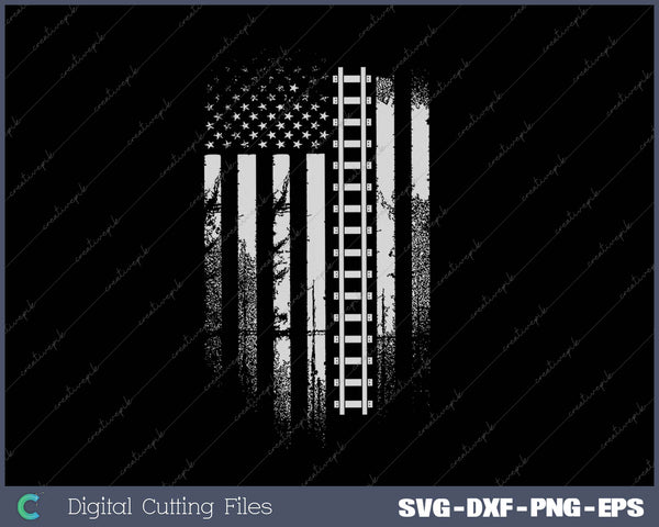 Railroad Spike American Train USA Flag For Railway Workers