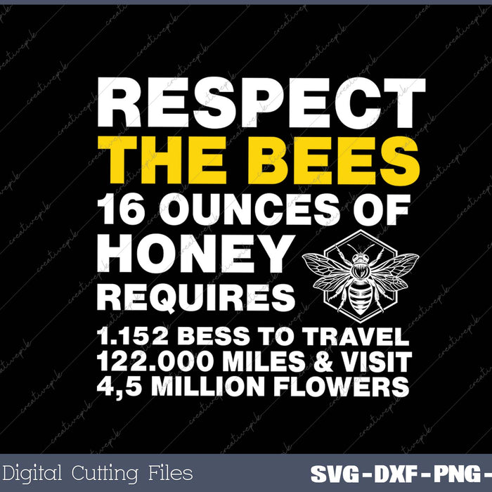 Respect The Bees - Bee Lover Beekeeping & Beekeeper