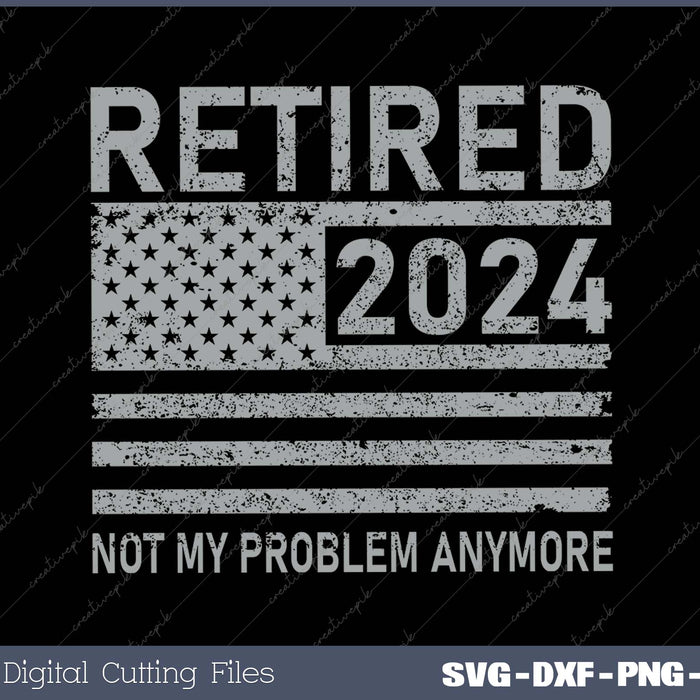 Retired 2024 Decoration Men Women Retirement