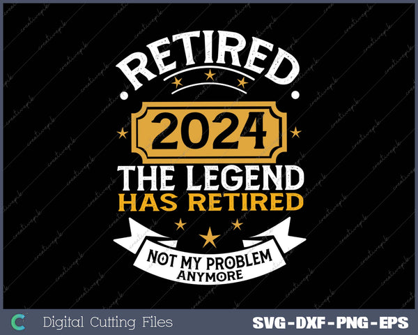 Retired 2024 Retirement Apparel For Men & Women