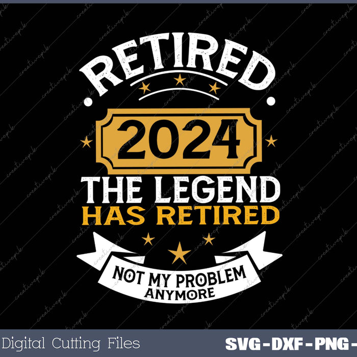 Retired 2024 Retirement Apparel For Men & Women