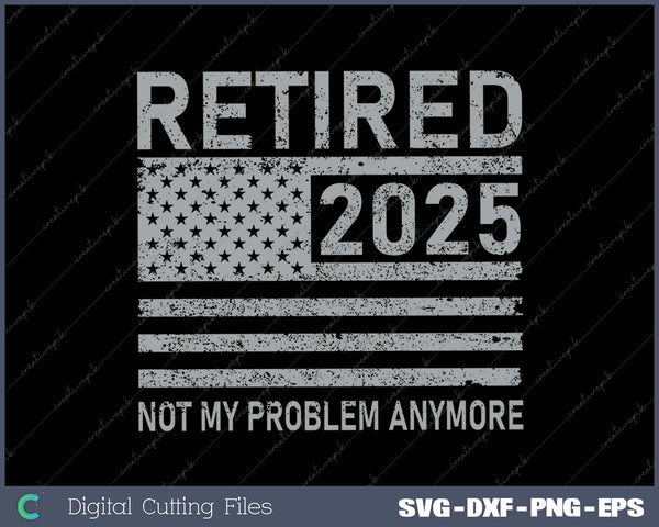 Retired 2025 Decoration Men Women Retirement